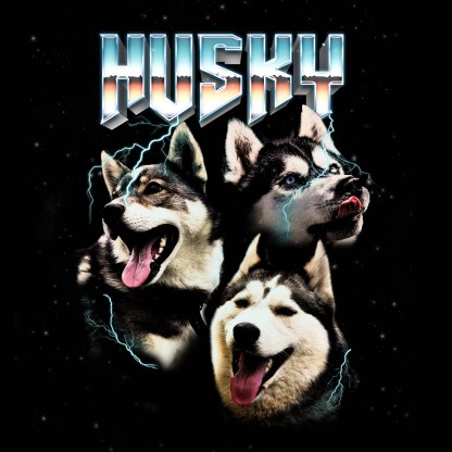 HUSKY VINTAGE SHIRT CUSTOM - PET CUSTOM SHIRT