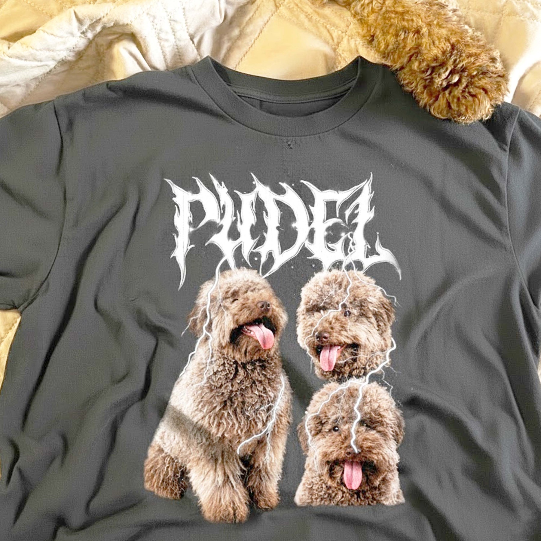 PUDEL VINTAGE SHIRT CUSTOM - PET CUSTOM SHIRT