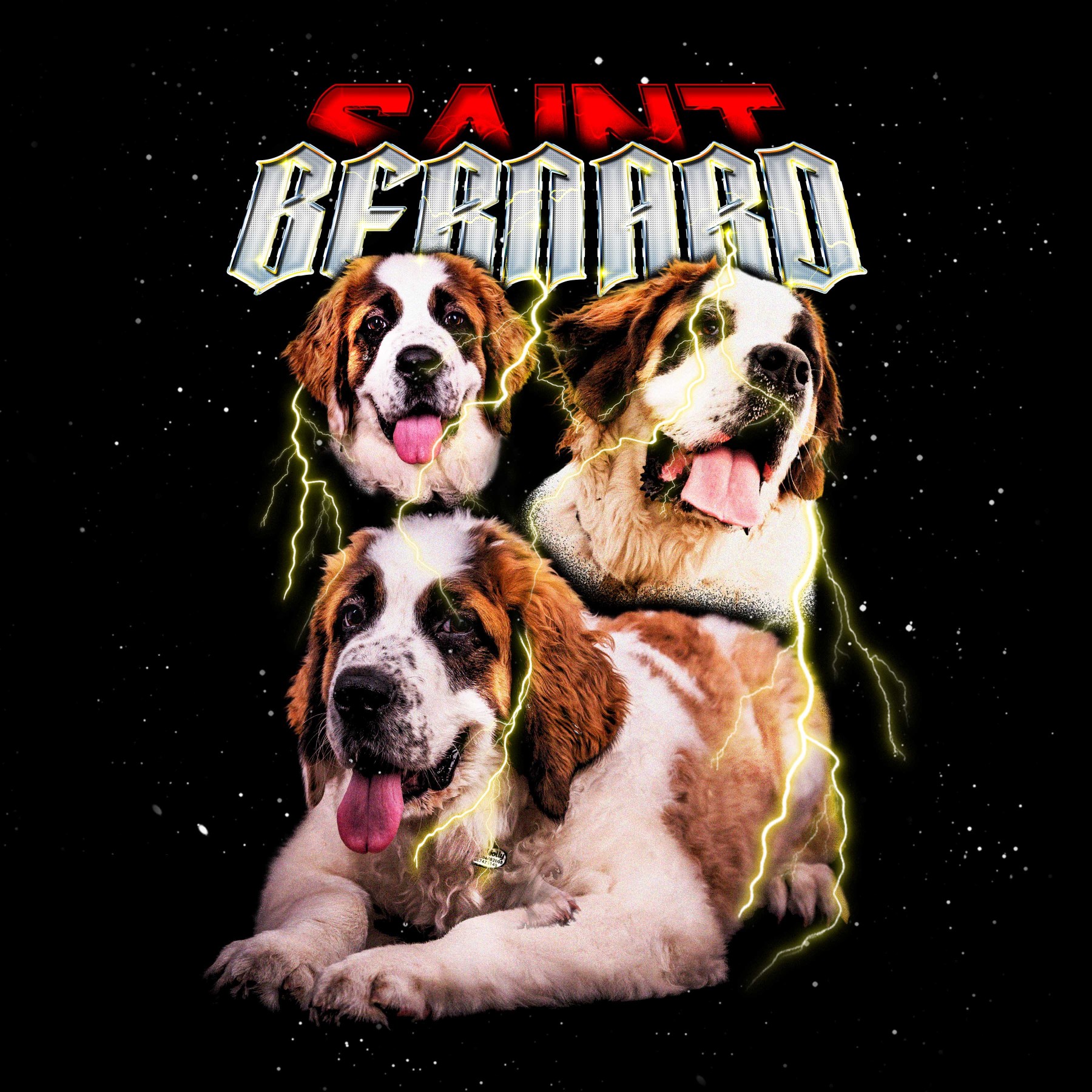 SAINT BERNARD VINTAGE SHIRT CUSTOM - PET CUSTOM SHIRT