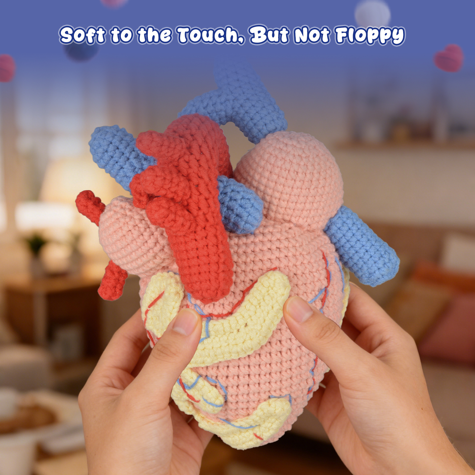 Soft Heart Stuffed Animal For Educational Use
