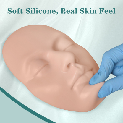 Cosmetic Injection Training Silicone Face Model