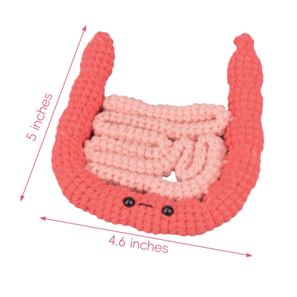 Crocheted Colon Organ Plush Large Size