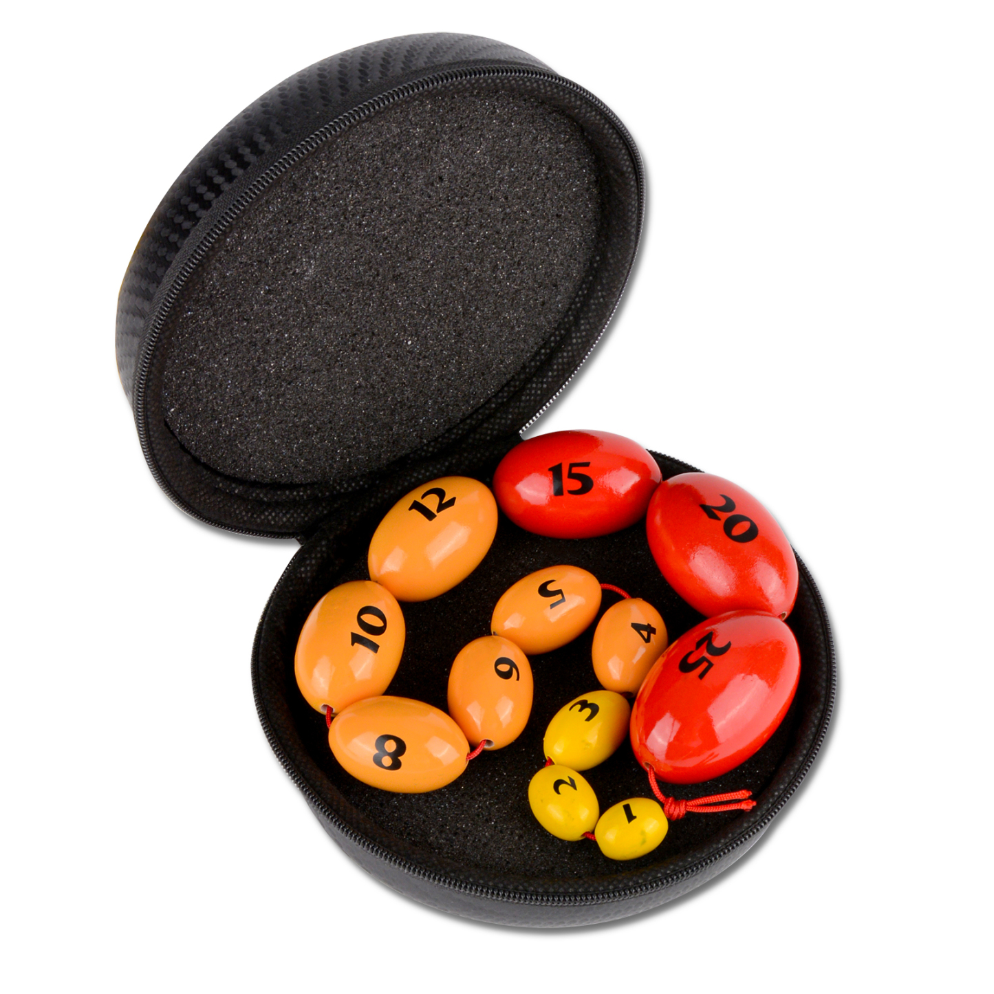 Wooden Prader Orchidometer, Prader Balls