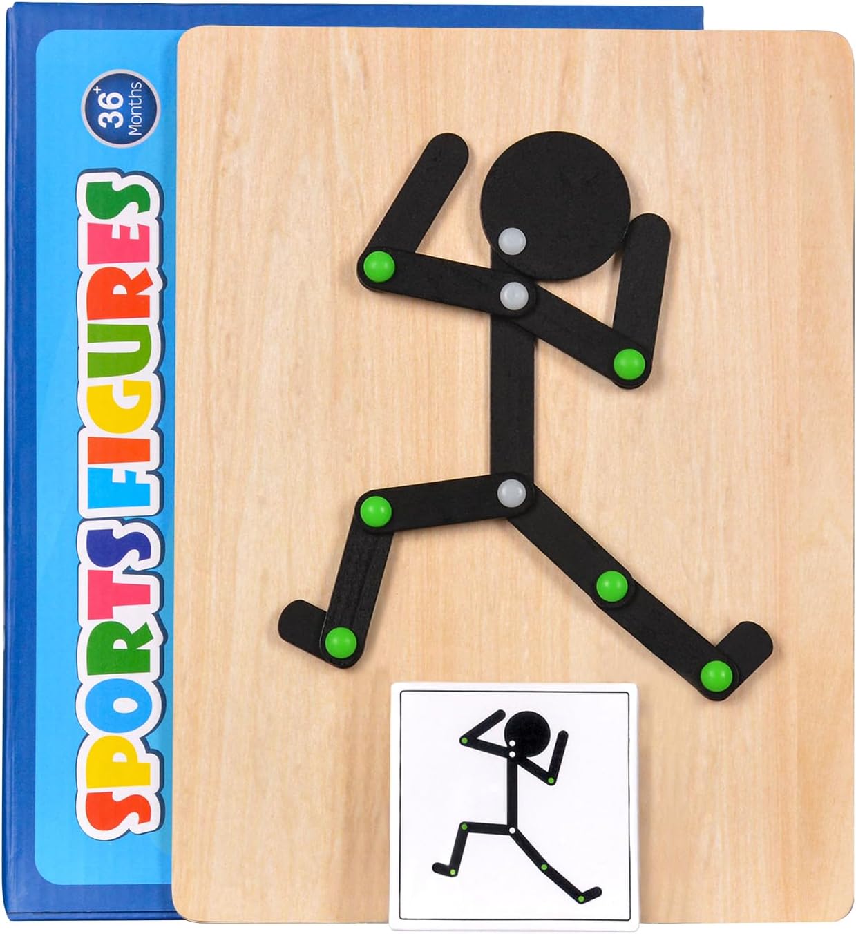 Moving Stickman Montessori STEM Toy