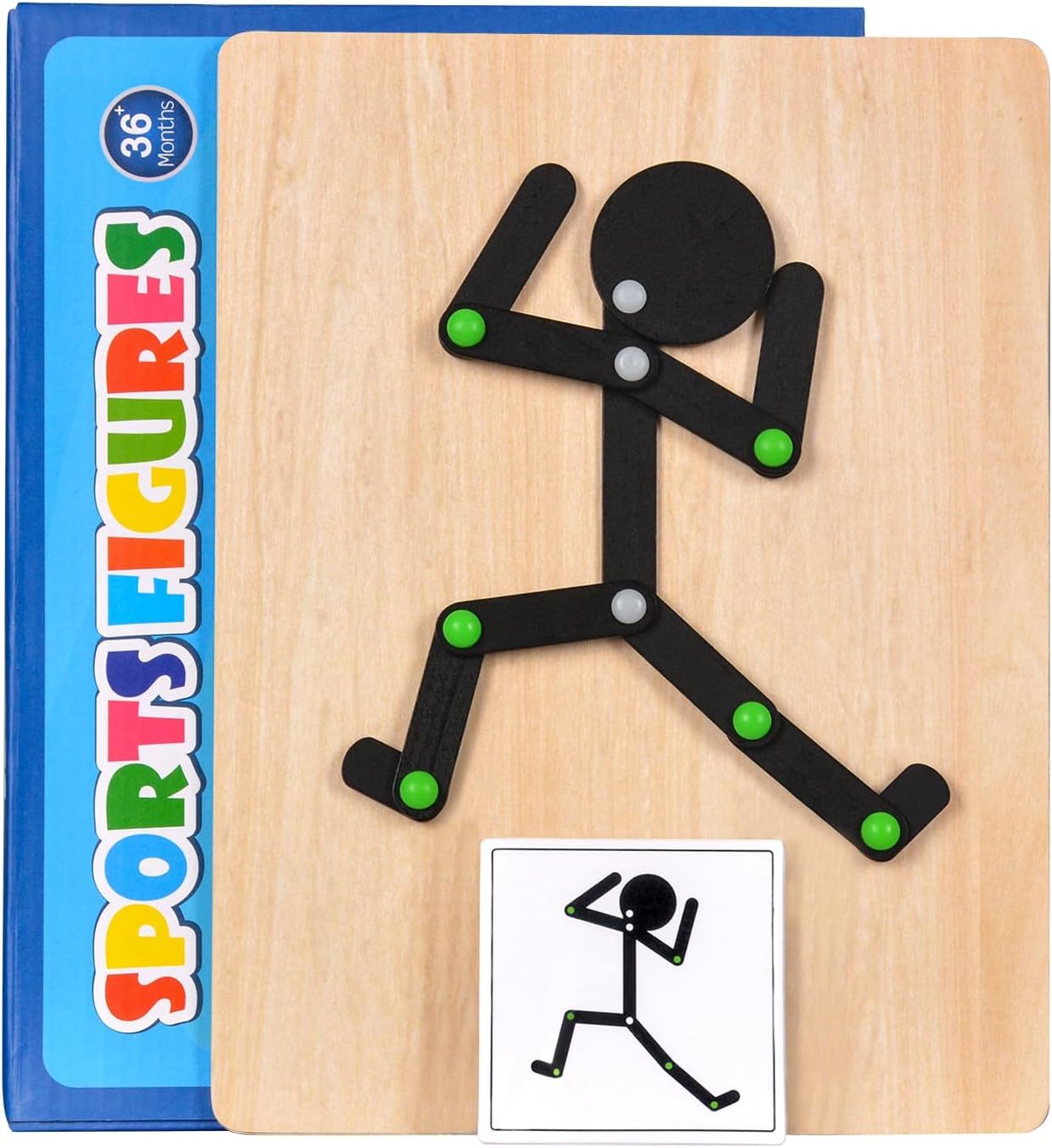 Moving Stickman Montessori STEM Toy