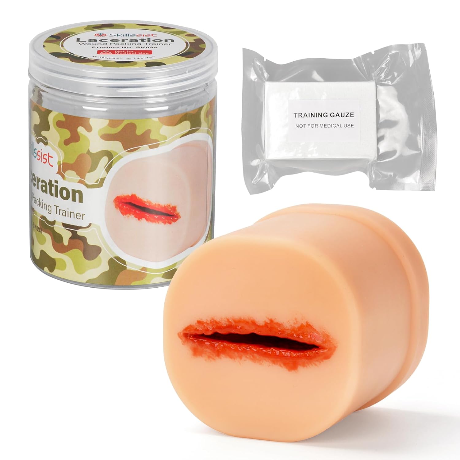 Laceration Wound Packing Simulator for Hemostasis Training