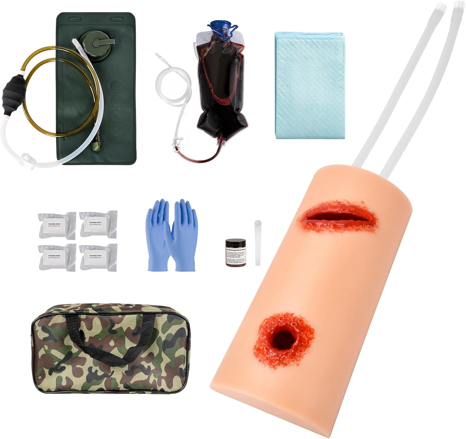 Advanced Bullet and Laceration Wound Packing Training Kit
