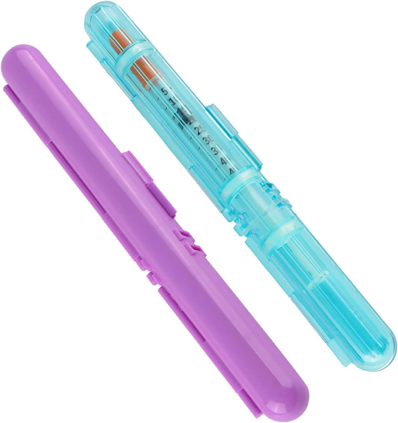 Insulin Prefilled Syringe Case Purple & Light Blue