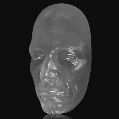 Transparent Injection Practice Face Model