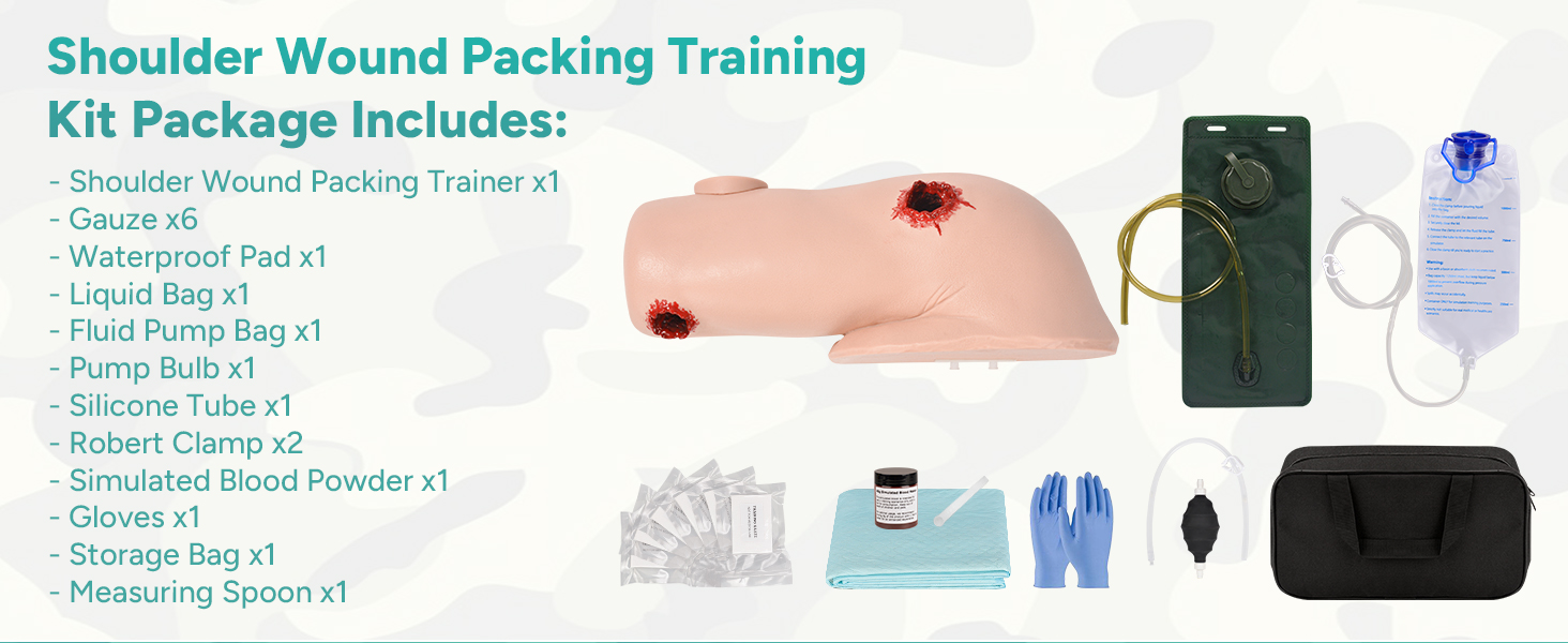 Complete Training Kit With Gloves, Fake Blood, And Accessories