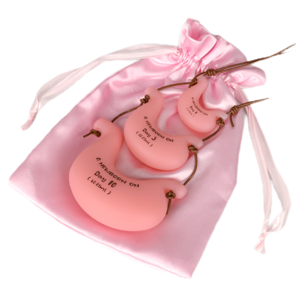 Breastfeeding Baby Belly Beads Stomach Shape Necklace, Visual Teaching Tool for Lactation Consultants