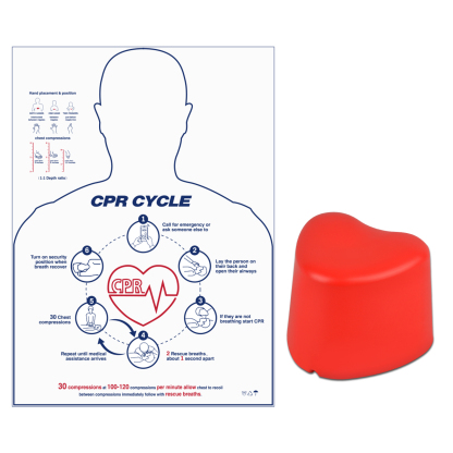 CPR Saver Training Kit, Hands Only CPR Trainer