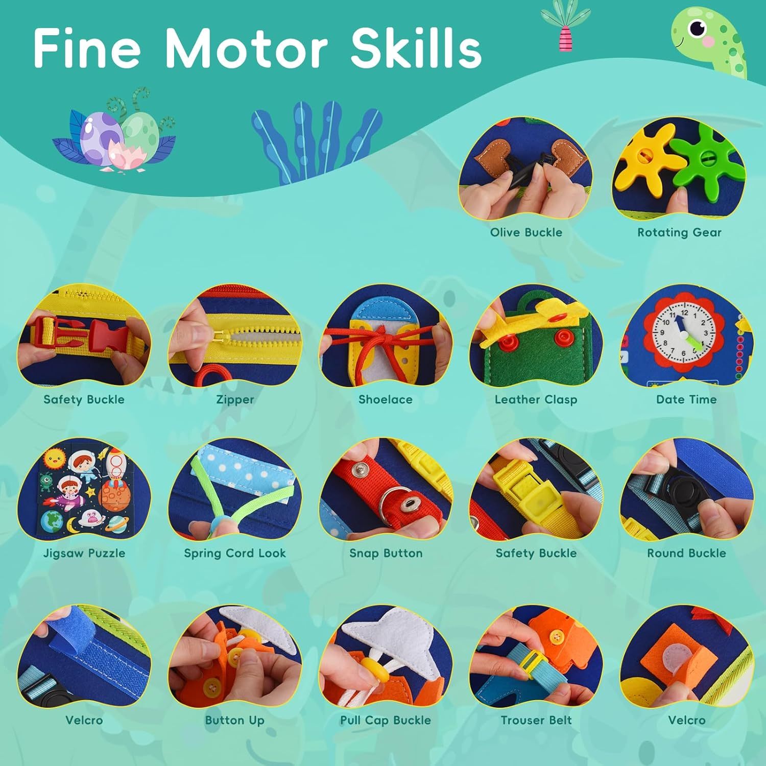 Busy Board Montessori Sensory Toys