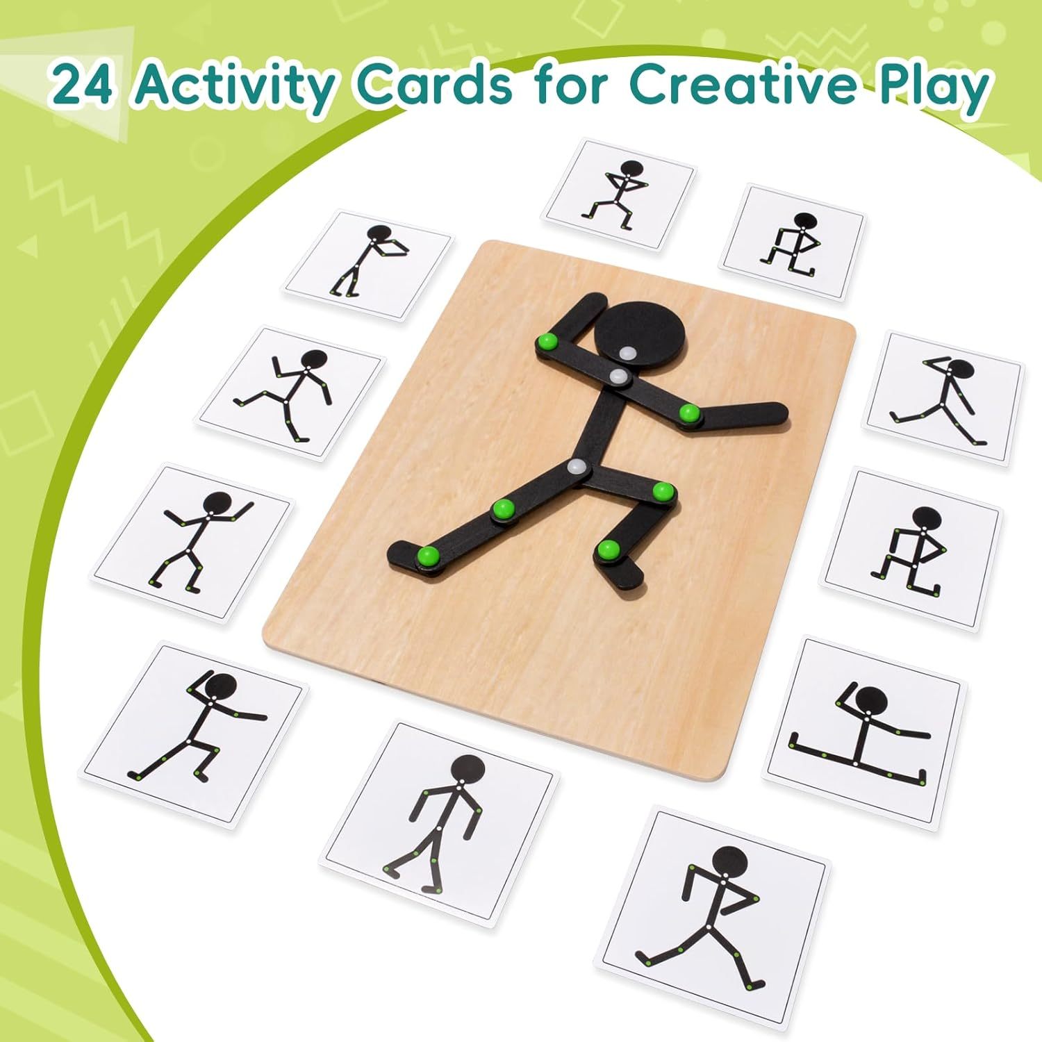 Moving Stickman Montessori STEM Toy