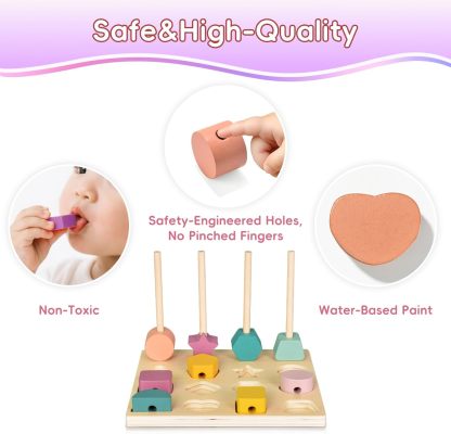 Montessori Beads Sequencing Wooden Toy