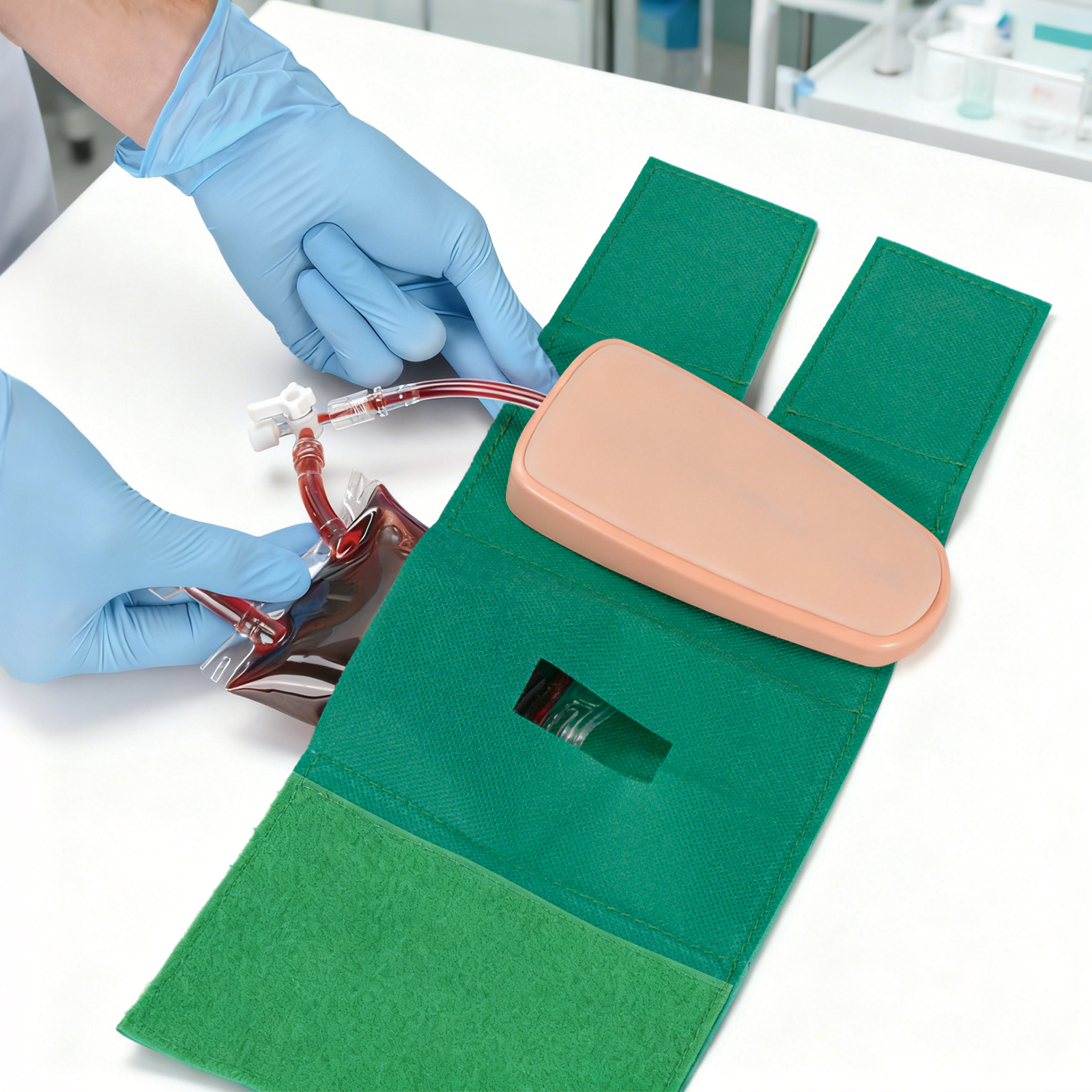 Reusable IV Pad With Lifelike Silicone Skin