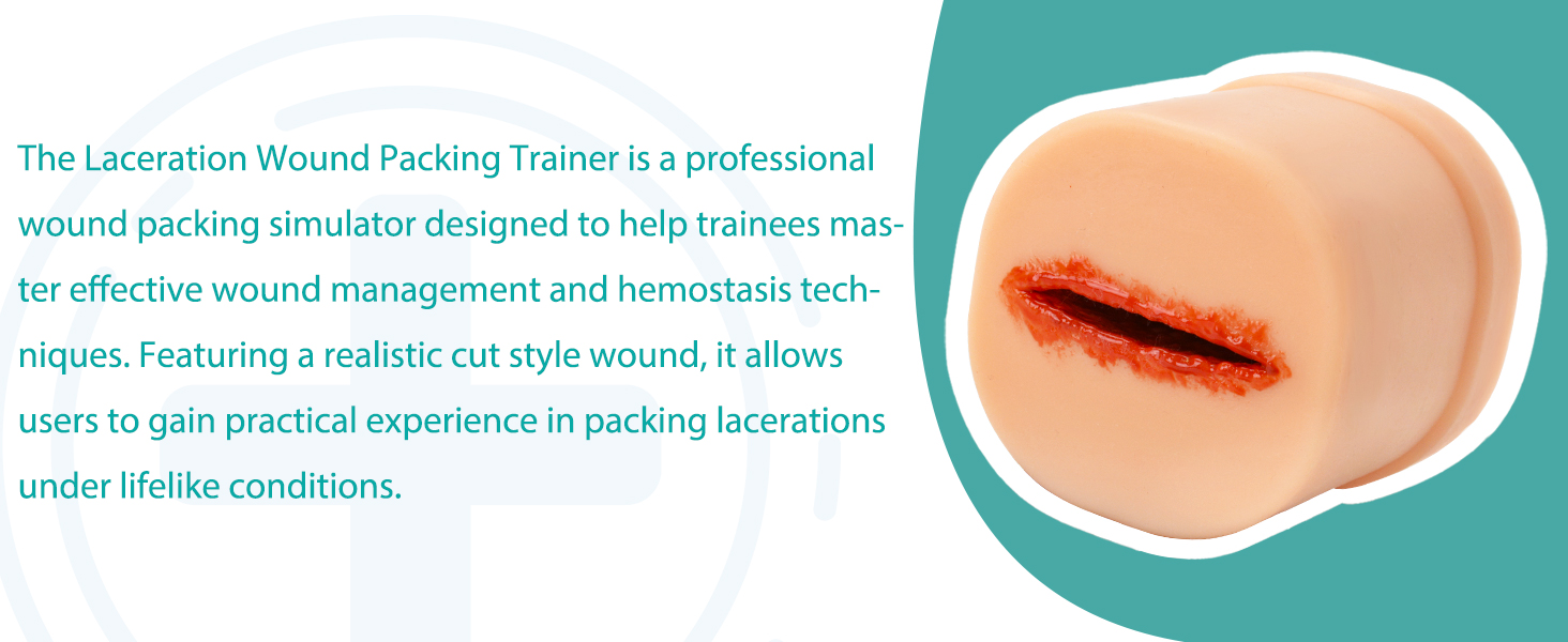 Laceration Wound Packing Trainer Deep Cut Simulation