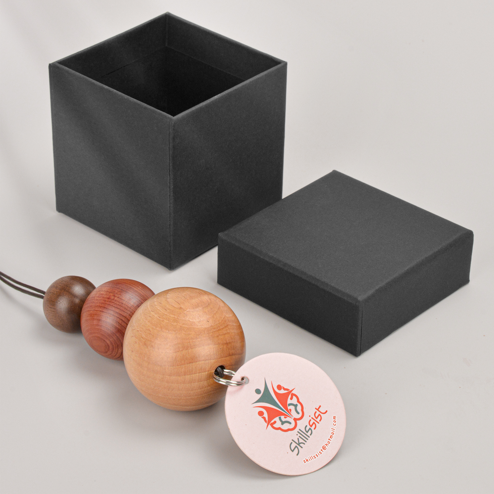 Skillssist Baby Belly Wooden Bead Necklace