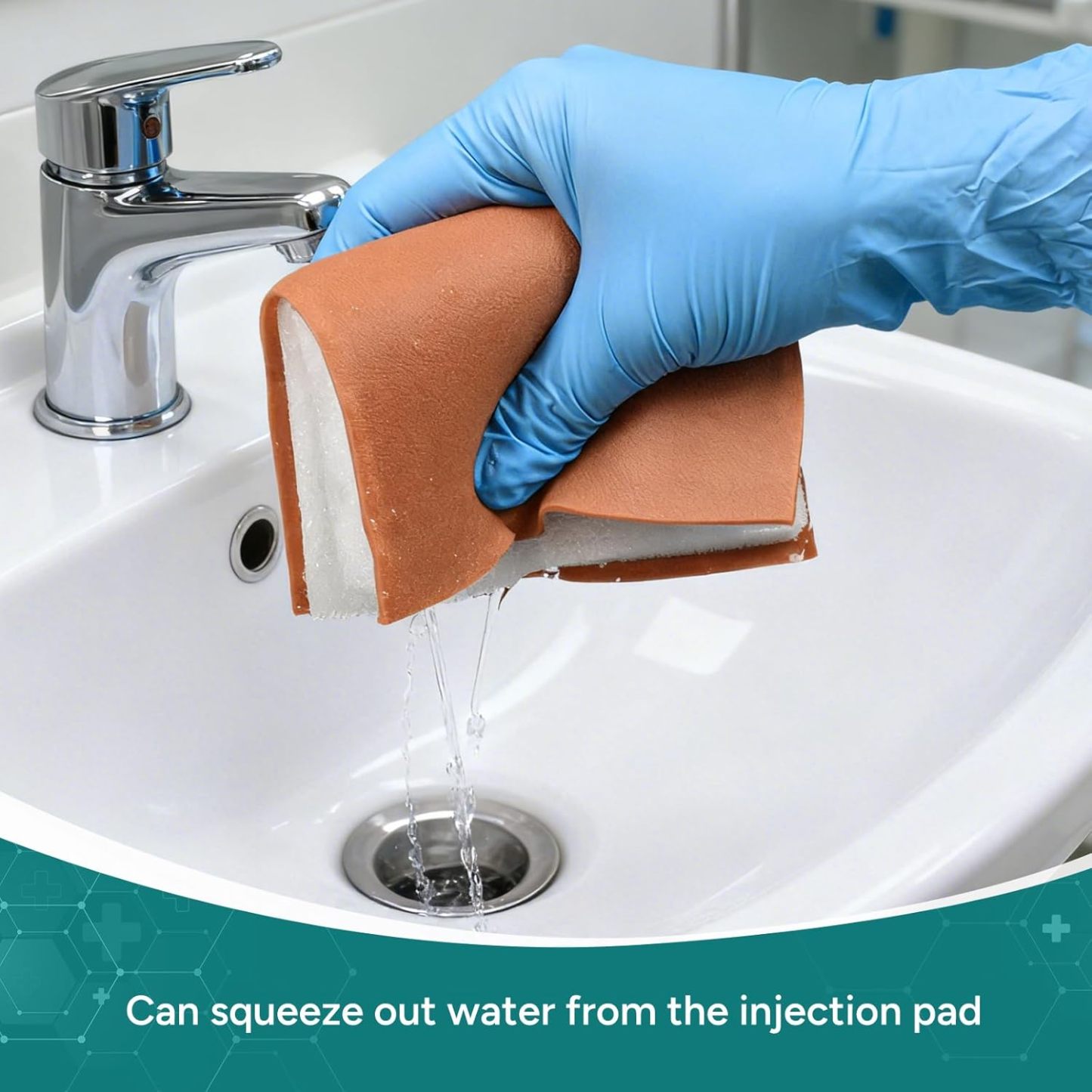 Sponge Core Allowing Reusable Liquid Injections