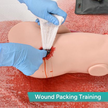 Wound Packing Practice on Shoulder Simulator