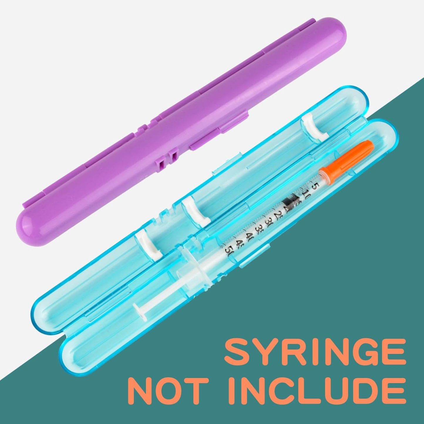 Portable Insulin Syringe Case For Daily Carry And Travel