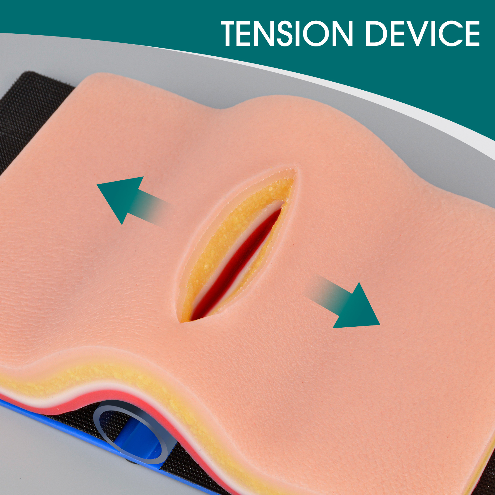 DIY Suture Pad with Sturdy 5 Layers and Tensioned Arch System