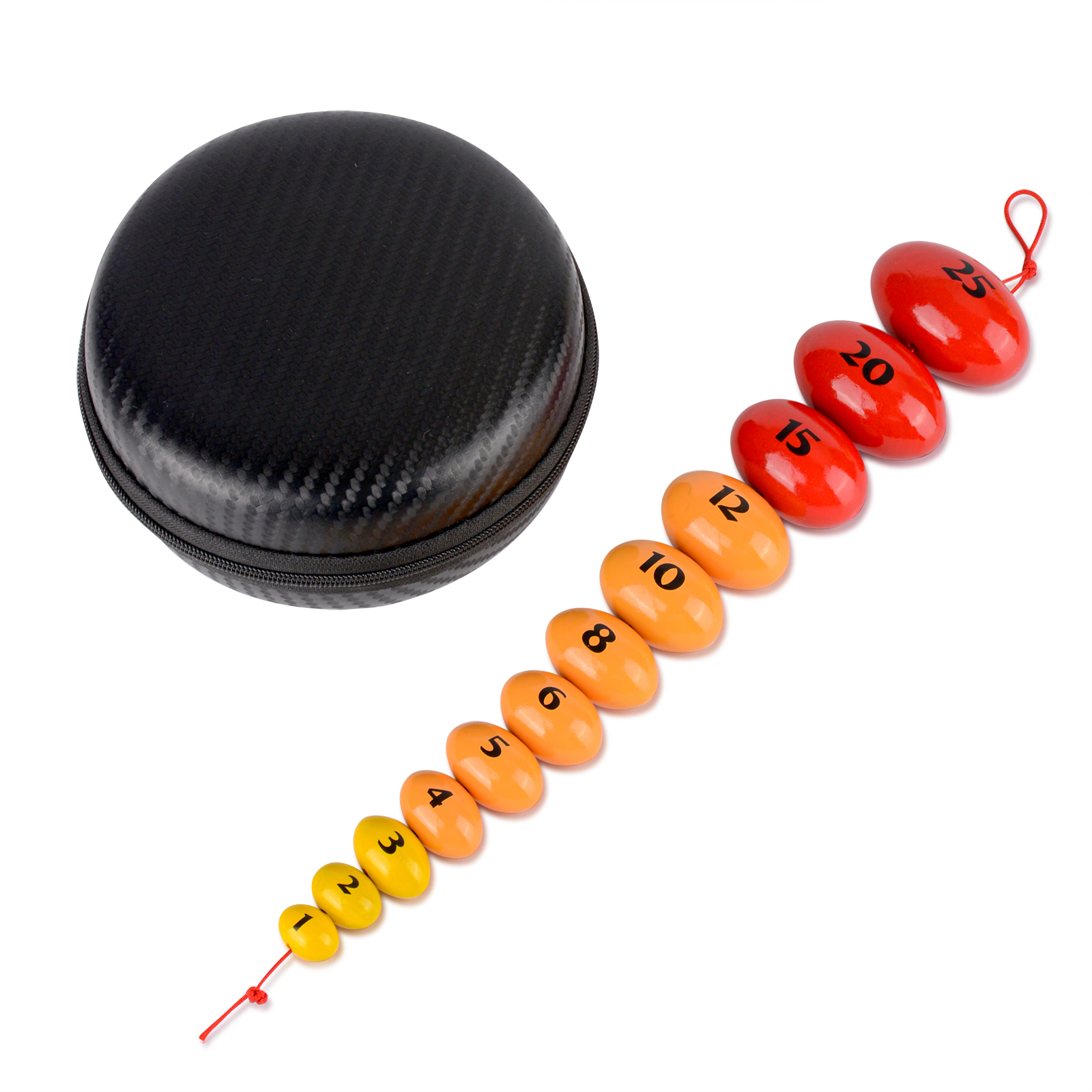 Wooden Prader Orchidometer, Prader Balls