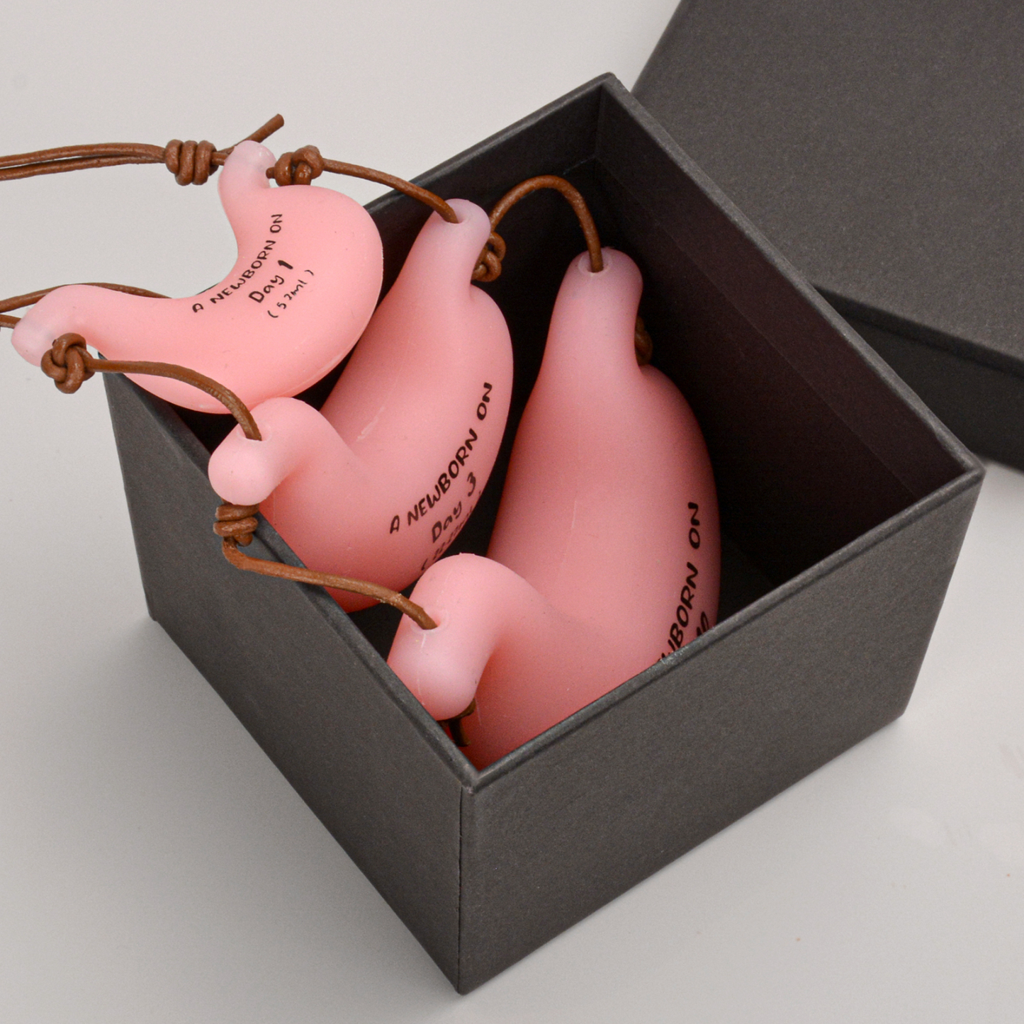 Breastfeeding Baby Belly Beads Stomach Shape Necklace, Visual Teaching Tool for Lactation Consultants