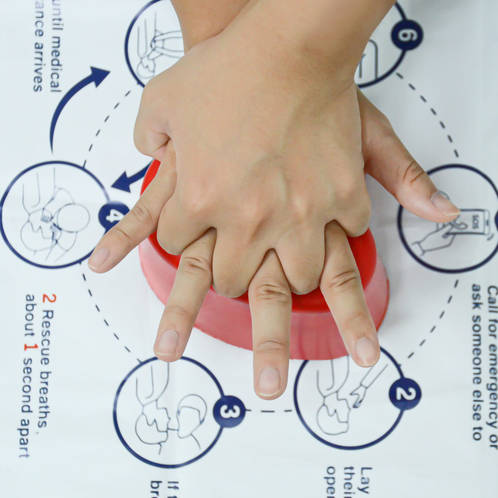 CPR Saver Training Kit, Hands Only CPR Trainer