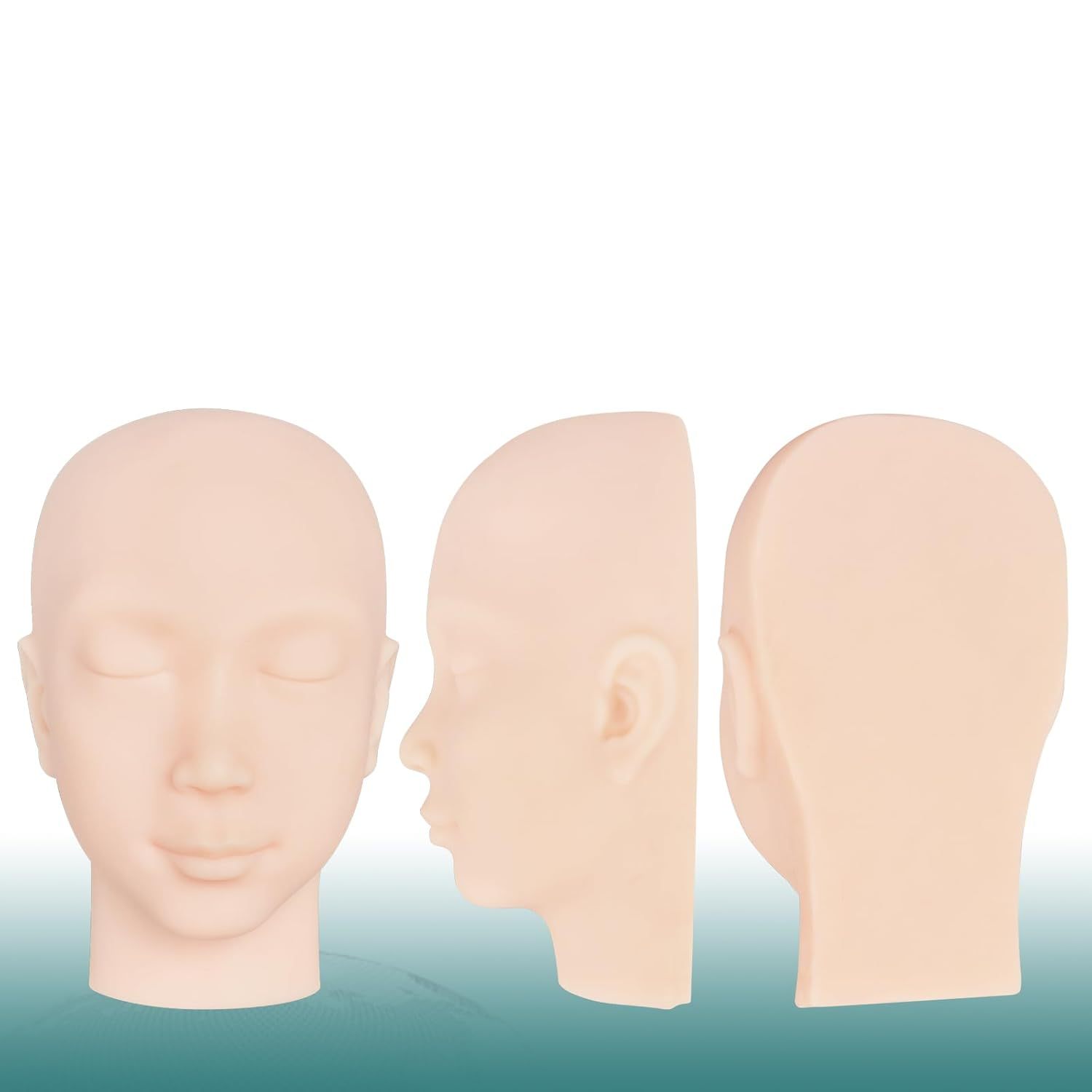 Aesthetic Injection Training Head Close-Up View