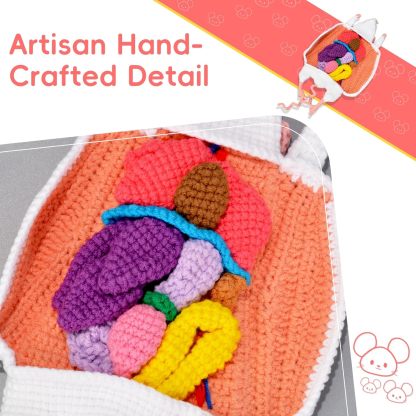 Educational Crochet Rat With Fine Anatomical Details