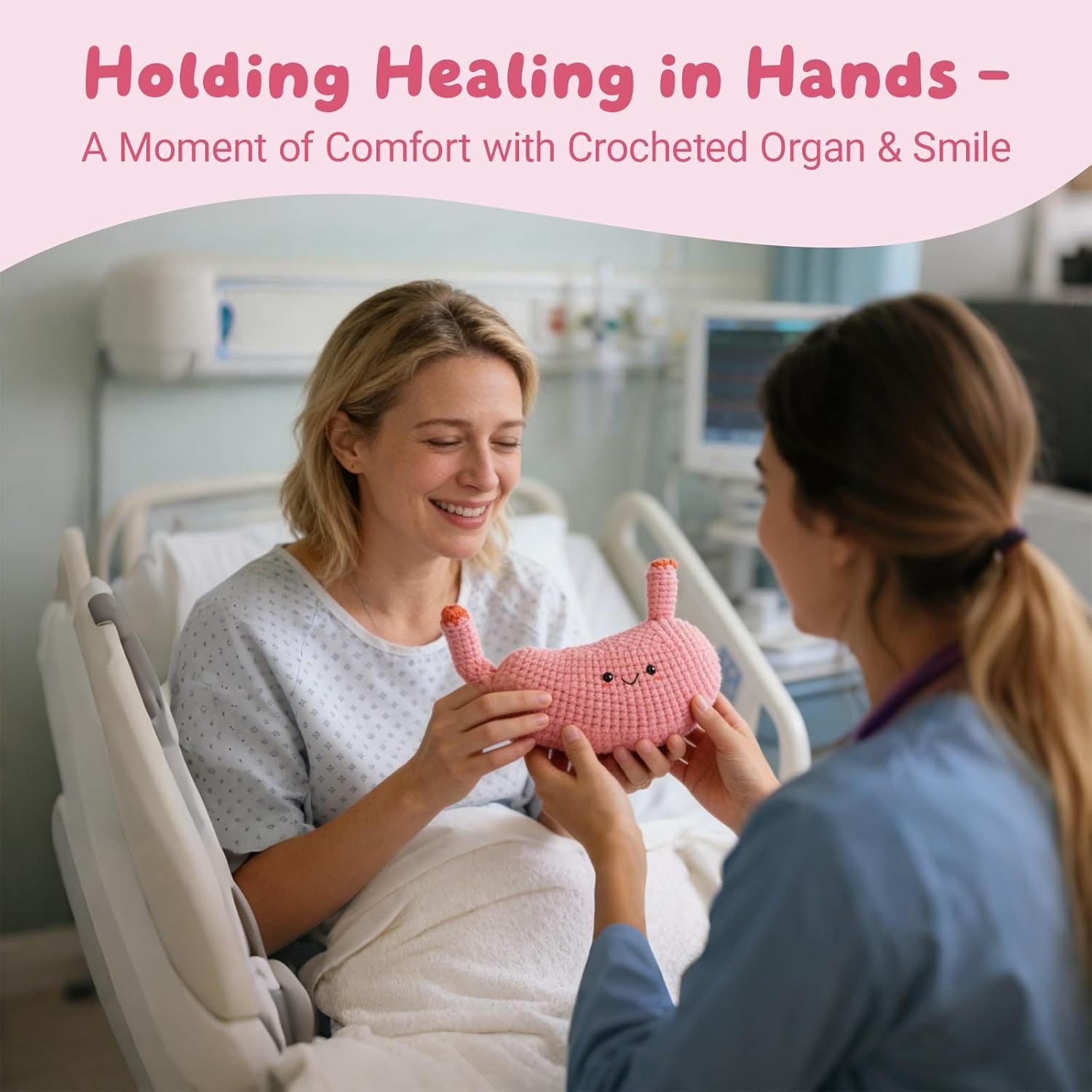 Crochet Uterus Model For Public Health Awareness