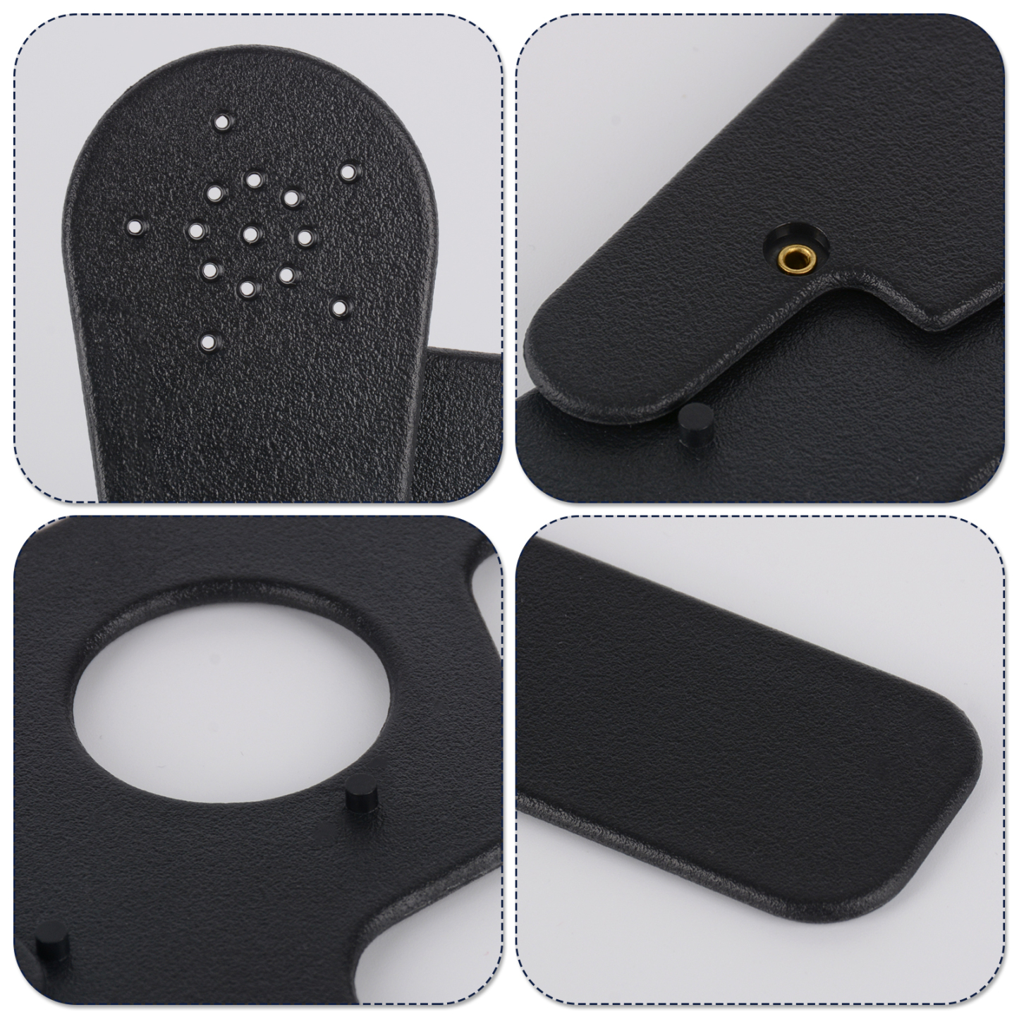 2 Pcs Ophthalmic Eye Occluder with 14 Holes for Ophthalmologists, Orthoptists and Orthoptists Eye Exam Tools