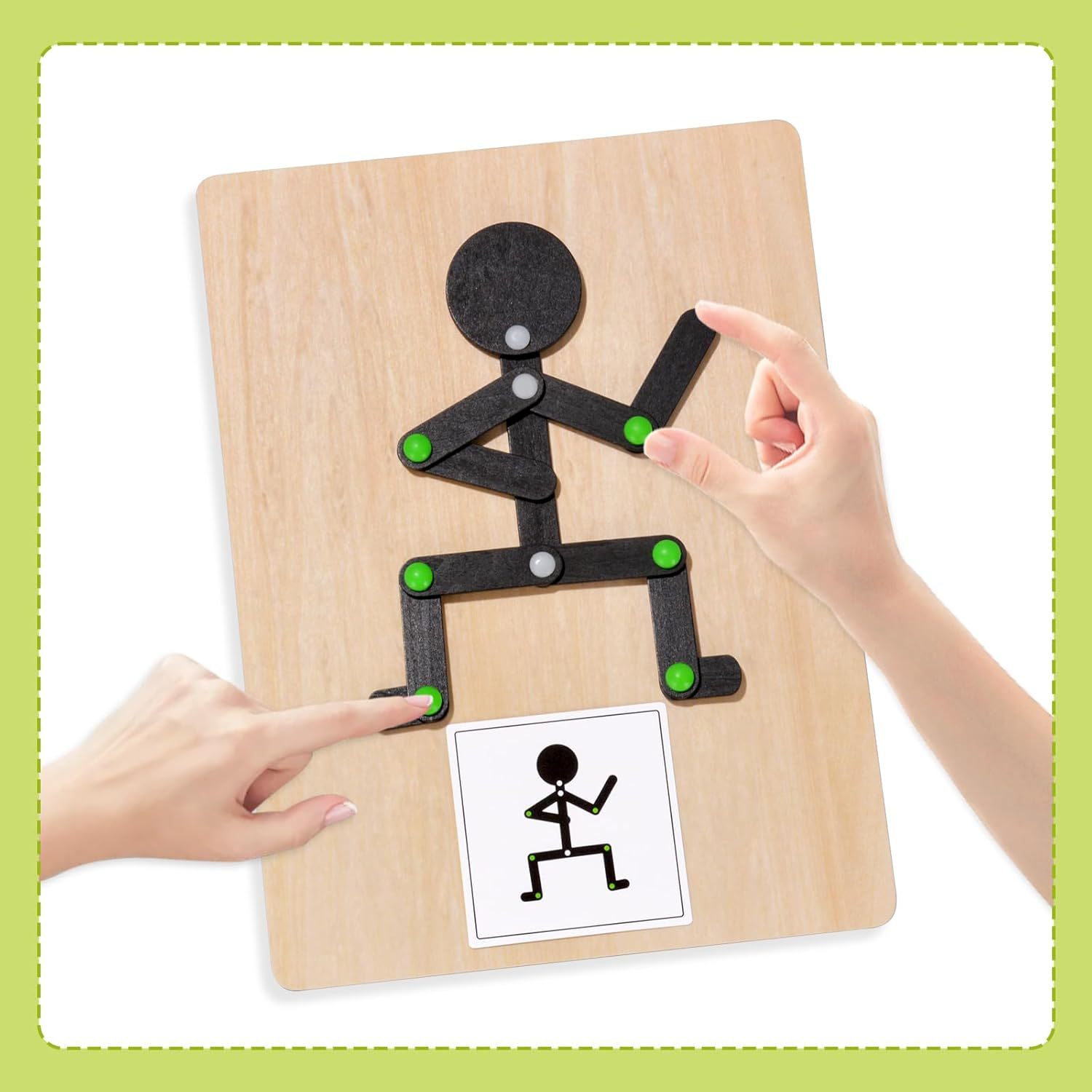 Moving Stickman Montessori STEM Toy