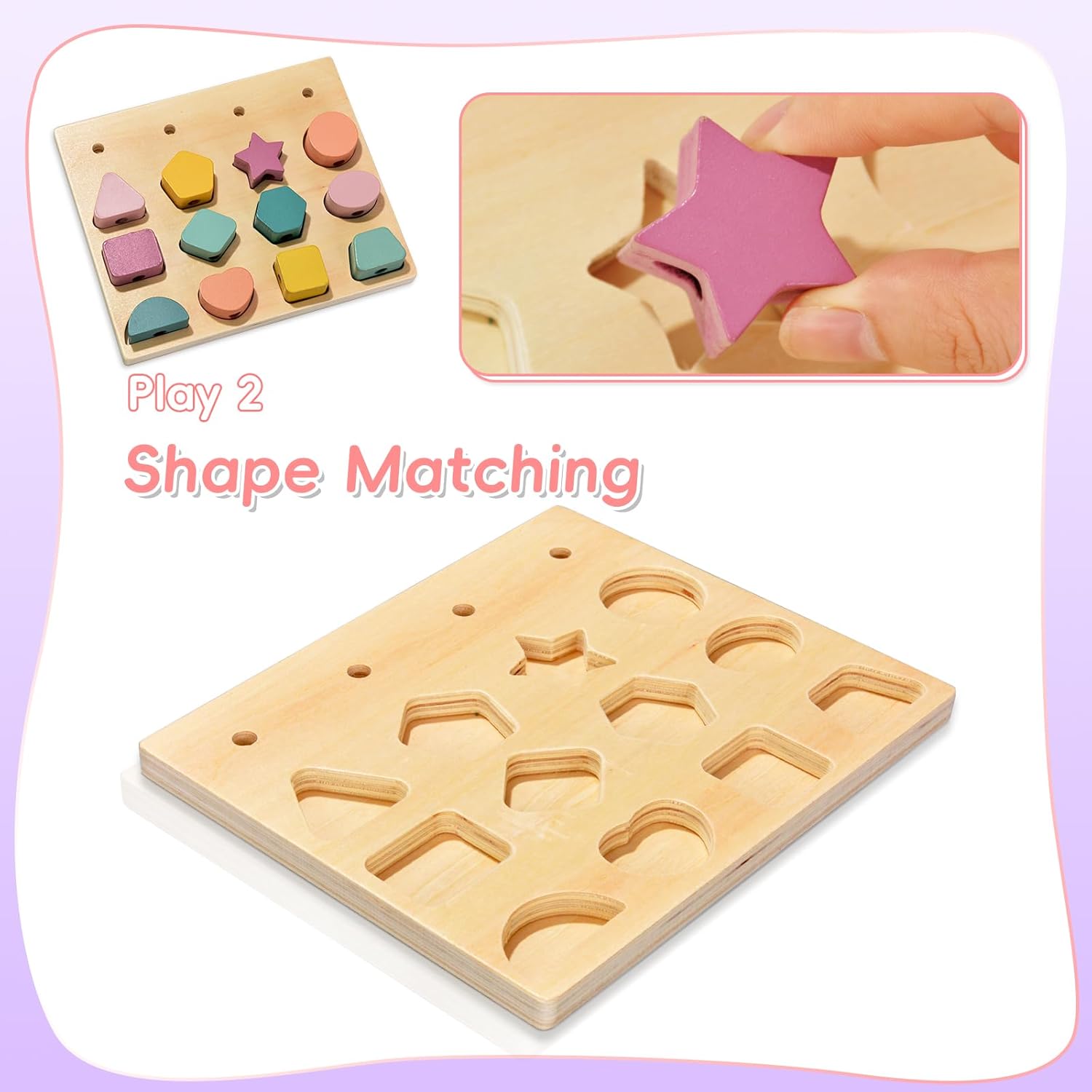 Montessori Beads Sequencing Wooden Toy