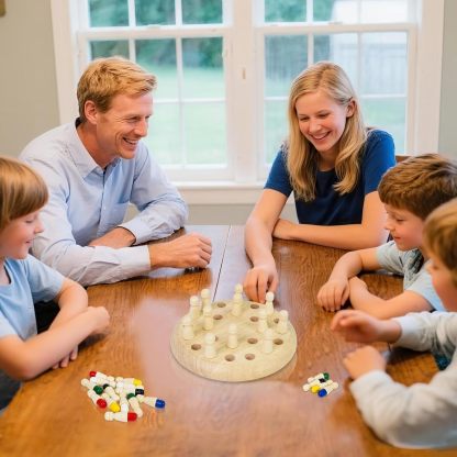 Wooden Color Memory Chess
