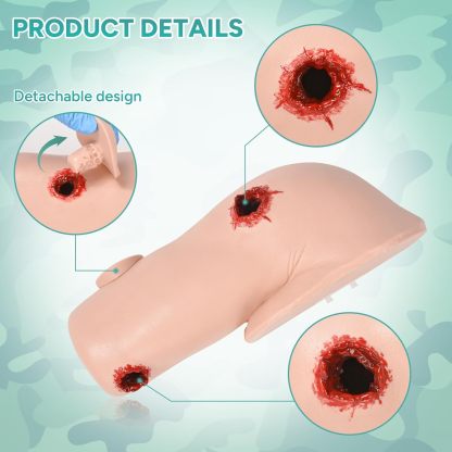 Three Wound Details On Arm Simulator