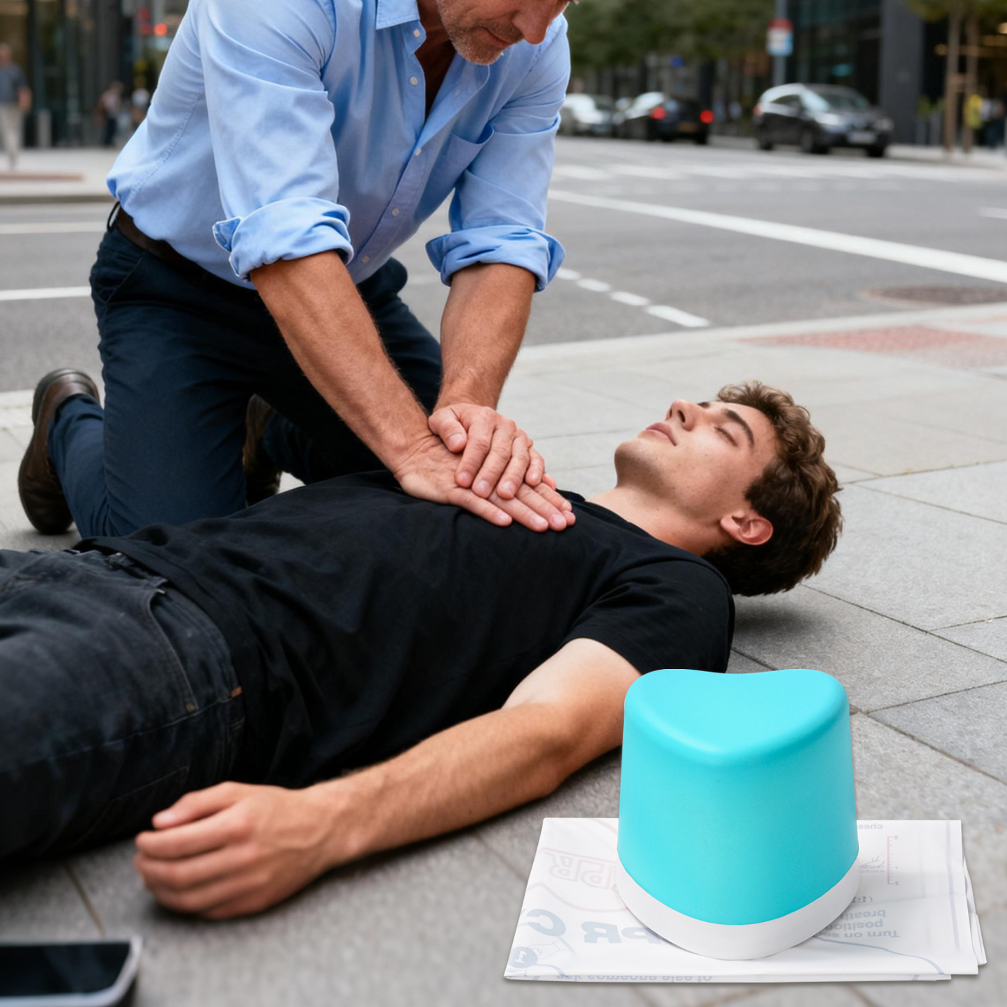 CPR Training Tool for Chest Compression Practice