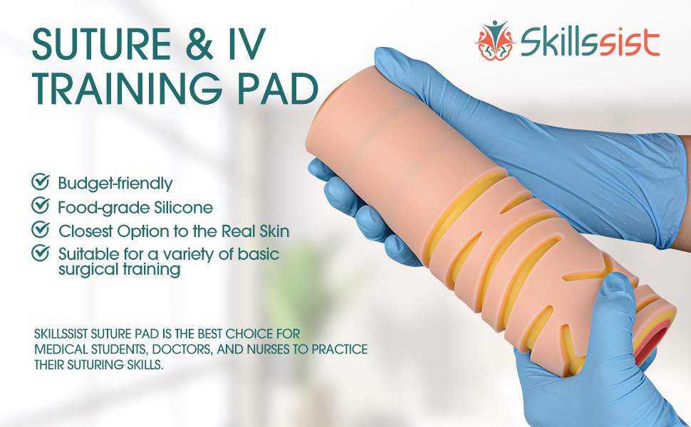 Dual Purpose Injection And Suturing Training Pad Model