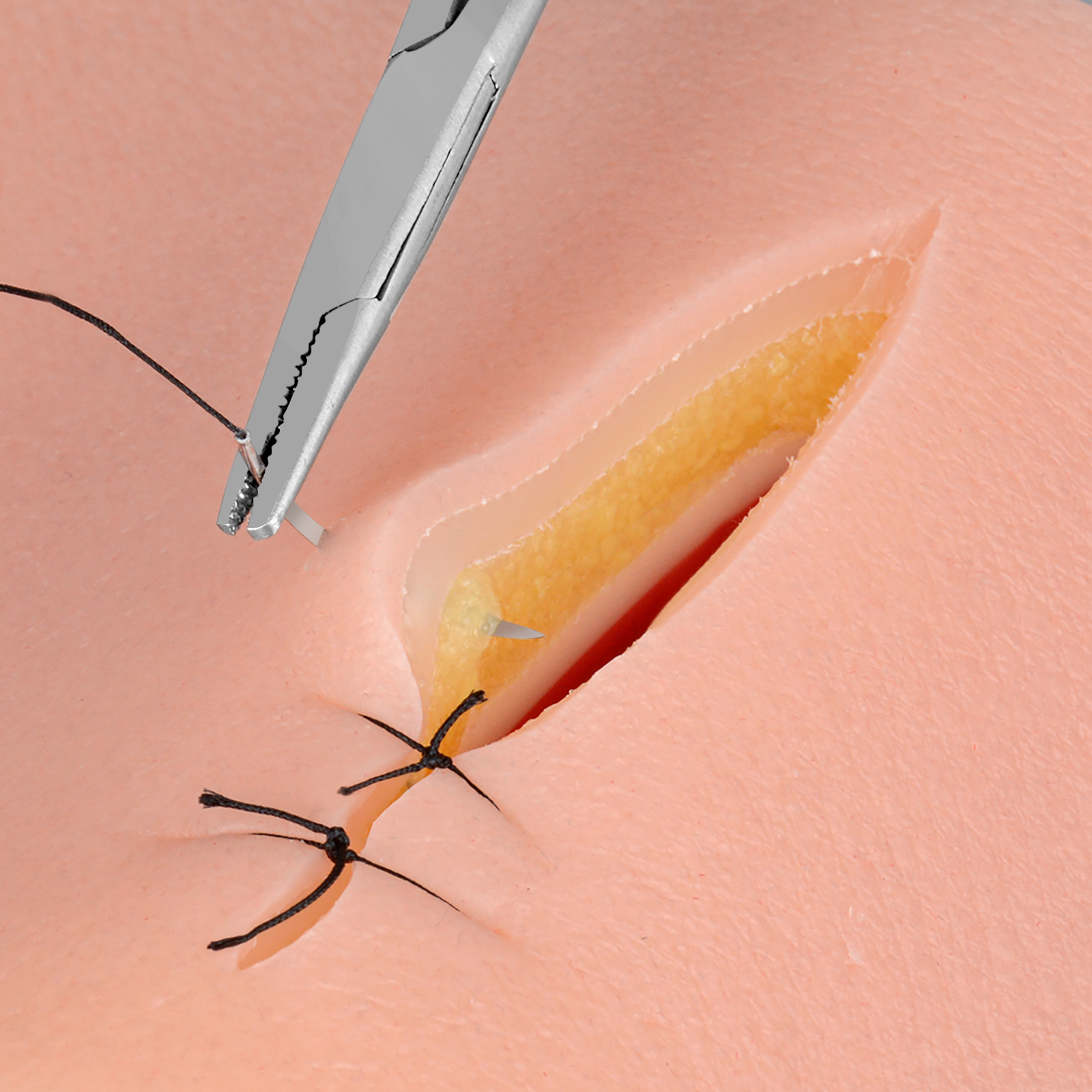 DIY Suture Pad with Sturdy 5 Layers and Tensioned Arch System