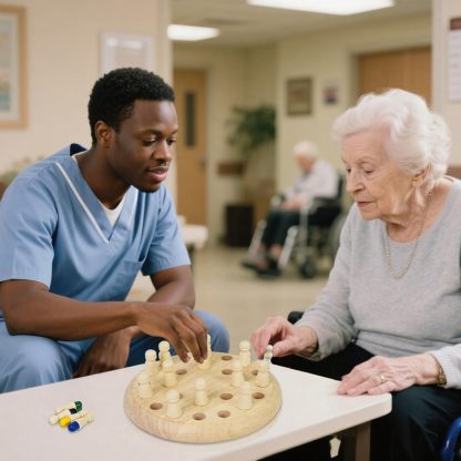 Wooden Color Memory Chess