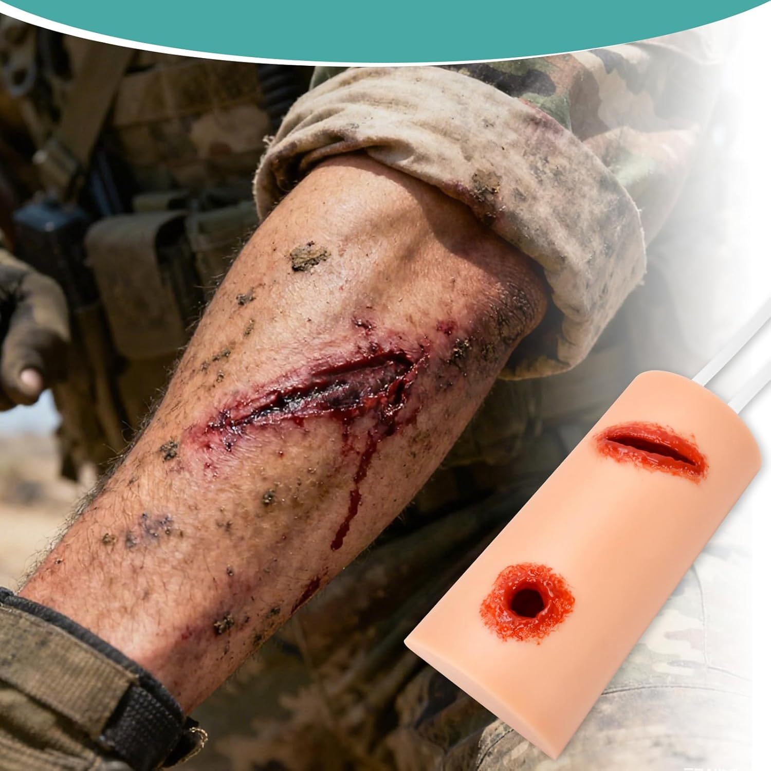 Advanced Bullet and Laceration Wound Packing Training Kit