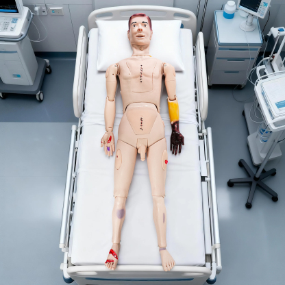 Realistic Manikin For CPR, Catheterization, And Nursing Skill Training