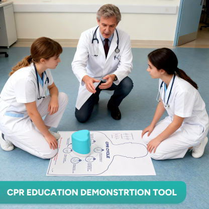 Compact CPR Training Aid for Classroom Use