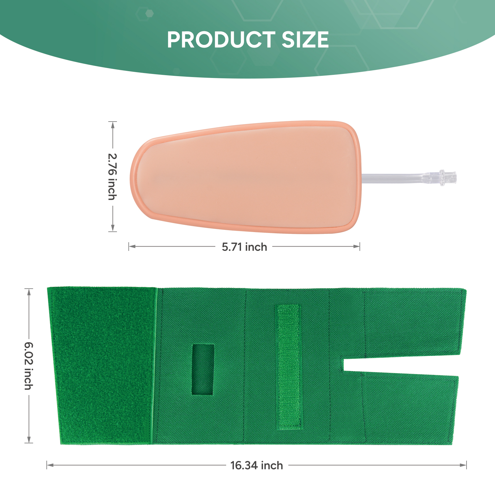 IV, IM, ID Pads With Size Illustration