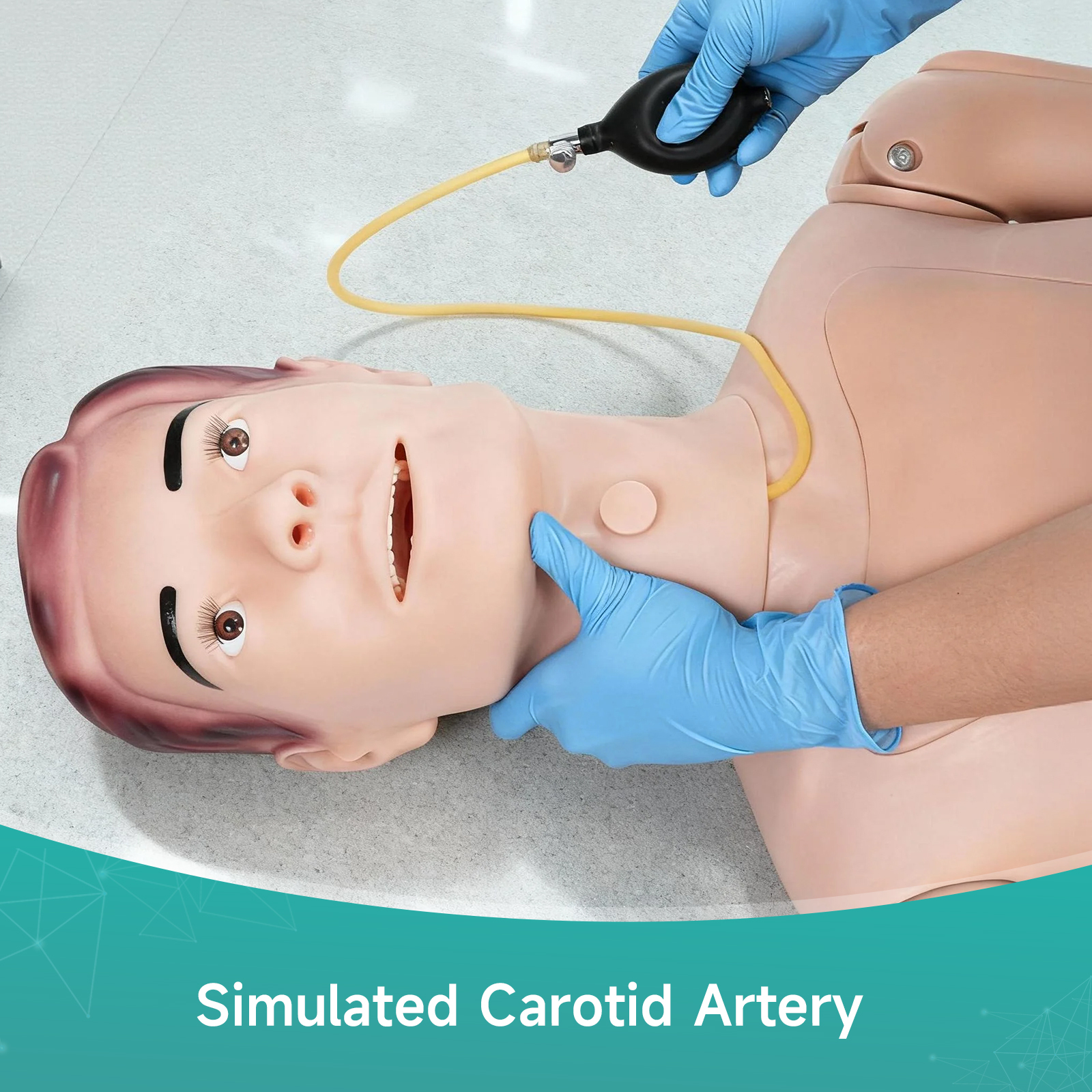 Nursing Mannequin With Replaceable Head For Patient Care Simulation
