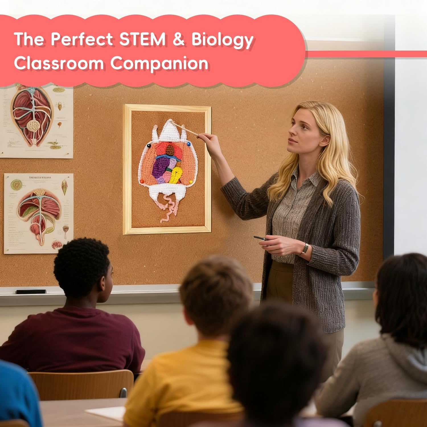 Montessori-Style Anatomical Rat Crochet Model For STEM Projects