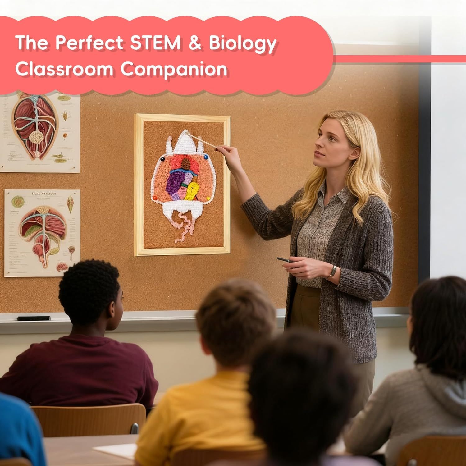 Montessori-Style Anatomical Rat Crochet Model For STEM Projects