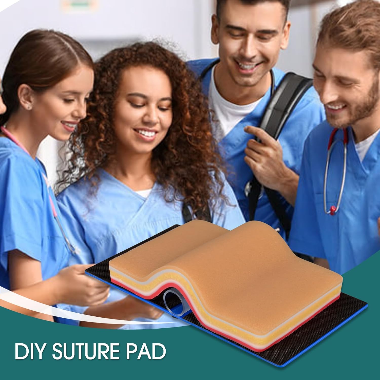 Reusable Surgical Suturing Training Pad For Medical Students