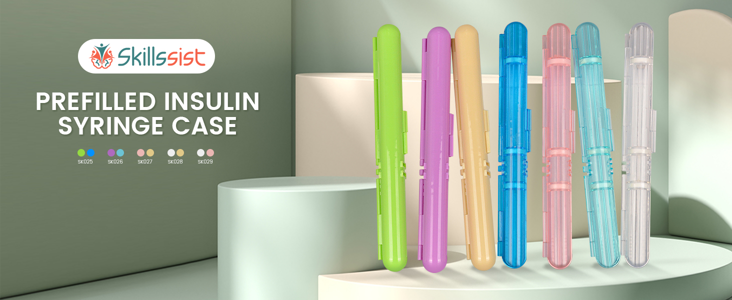 SK026 Skillssist Prefilled Insulin Syringe Case